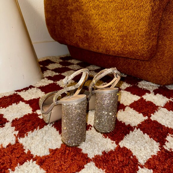 New: Steve Madden Rhinestone Heels - Picture 4 of 6